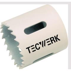 Lochsäge D.29mm Schnitt-T.38mm 4/6 Kombizahn HSS-Bi-Metall o.Zub.TECWERK