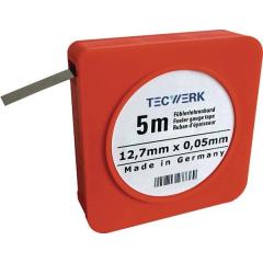 Fühlerlehrenband S.0,09mm L.5m B.12,7mm TECWERK