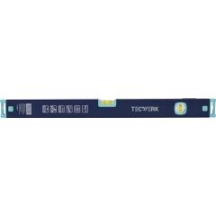 Wasserwaage 50cm Alu.silber Spiegellibelle max.±0,5 mm/m TECWERK