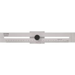 Streichmaß 200mm m.flachem Schieber INOX TECWERK