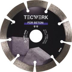 Diamanttrennscheibe Univ.BETON D.125mm Bohr.22,23mm Seg.-B.33,8mm