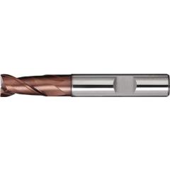 Bohrnutenfräser DIN 6527L TypN D.6mm Einsatz-L.20mm VHM TiAlN HB Z.2 TECWERK