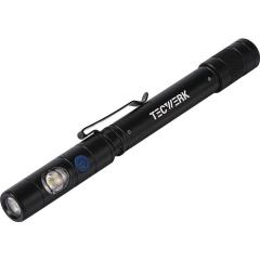 LED-Stiftleuchte Li-ion 90m blau/schwarz TECWERK