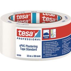 PVC Putzband 60399 Stand.weiß L.33m B.50mm TESA | 6 Stück