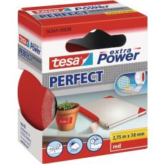Gewebeband ext.Power® 56343 rot L.2,75m B.38mm Rl.TESA | 6 Stück