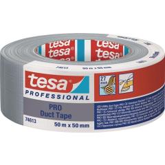 Gewebeband Duct Tape PRO 74613 mattsilber L.50m B.50mm TESA