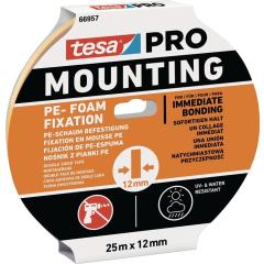 Montageband Mounting PRO PE-Fixation 66957 weiß L.25m B.12mm TESA | 24 Stück
