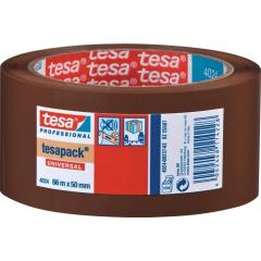 Verpackungsklebeband PP tesapack® 4024 chamois L.66m B.50mm Rl. | 6 Stück