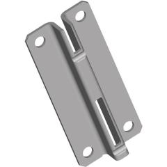 Kurzschiene 10005 L.70mm weiß STA einreihige Lochung PA ELEMENT SYSTEM | 5 Stück