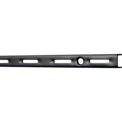 Wandsch.L.2000mm schwarz ma STA einreihige Lochung ELEMENT SYSTEM