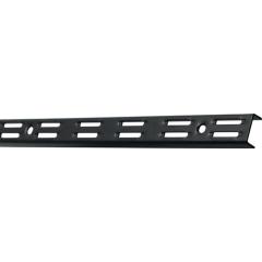 Wandsch.L.2000mm schwarz ma STA zweireihige Lochung ELEMENT SYSTEM