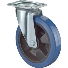 Lenkrolle D.100mm Trgf.140kg Ku.Platte L102xB84mm