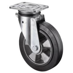Schwerlastlenkrolle D.125mm Trgf.220kg Gum.138mm 110mm BS ROLLEN