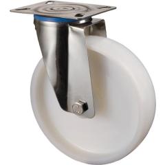 Lenkrolle D.125mm Trgf.130kg Ku.Platte L95xB80mm BS ROLLEN