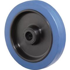 Ersatzrad D.160mm Trgf.300kg Gum.blau Achs-D.20mm Nabenl.60mm BS ROLLEN