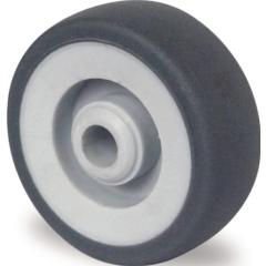 Ersatzrad D.50mm Trgf.50kg TPE grau Achs-D.6mm Nabenl.22mm PROMAT