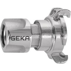 Übergangsstück GEKA plus-Stecksystem MS verchr.Klaue u.Steckbuchse GEKA | 5 Stück