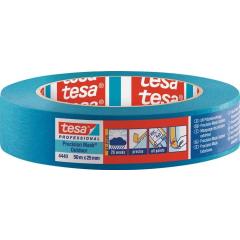 Präzisionskrepp 4440 Außen UV PLUS glatt blau L.50m B.25mm Rl.TESA | 6 Stück