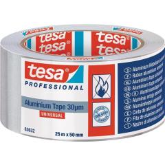 Aluminiumklebeband Univ.63632 m.Liner L.25m B.50mm Rl.TESA | 6 Stück