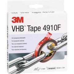 Montageband VHB Tape 4910F transp.L.3m B.19mm Rl.3M | 12 Stück