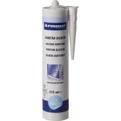 Sanitär-Silikon weiß 310 ml Kartusche PROMAT chemicals | 15 Stück