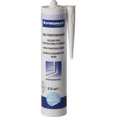 Bau-/Fenstersilikon weiß 310 ml Kartusche PROMAT CHEMICALS | 15 Stück
