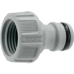 Hahnverbinder Kunstoff f.Wasserhahn G 1/2 Zoll G 3/8 Zoll GARDENA | 20 Stück