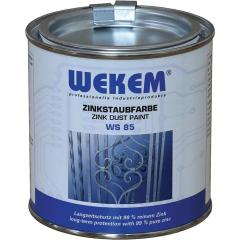 Zinkstaubfarbe WS85 dunkelgrau,metallisch ma 375ml Dose WEKEM | 12 Stück