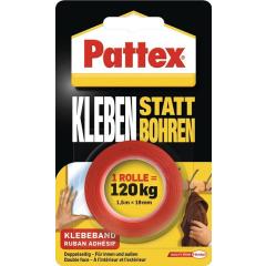 Montageband Kleben statt Bohren transl.L.1,5m B.19mm Rl.PATTEX | 10 Stück