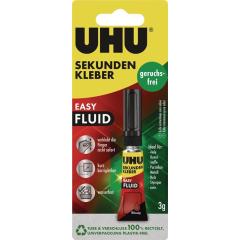 Sekundenkleber geruchsfrei EASY 3g farblos Tube UHU | 10 Stück