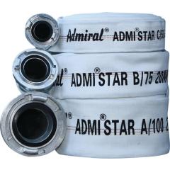 Bau-/Industrieschlauch Admi®Star 602 ID 25 mm,1 Zoll L.20m Storz D | 2 Stück