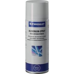 Aluminiumspray b.+500GradC hellsilber,glänzend 400 ml Spraydose PROMAT CHEMICALS | 12 Stück