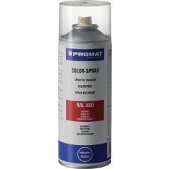 Colorspray feuerrot seidenmatt RAL 3000 400 ml Spraydose TECWERK CHEMICALS | 6 Stück