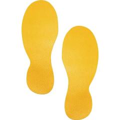 Stellplatzmarkierung Form Fußabdruck selbstkl.signalgelb 5 PA Pk.DURABLE
