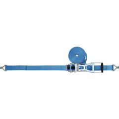 Zurrgurt DIN EN 12195-2 L.10m B.50mm m.Langhebelr.+Spitzh.LC U 5000 daN TECWERK