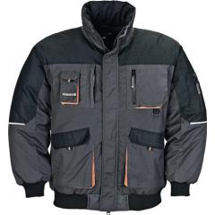Pilotenjacke Gr.XXL dunkelgrau/schwarz/orange TERRATREND