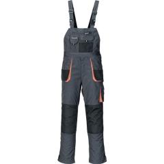 Herrenlatzhose Gr.56 dunkelgrau/schwarz/orange TERRATREND
