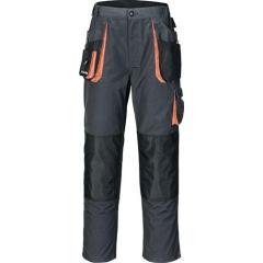 Herrenhose Gr.52 dunkelgrau/schwarz/orange TERRATREND