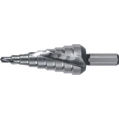 Stufenbohrer Bohrber.4-20mm HSS Spiralnut Z2 Stufen 9 RUKO