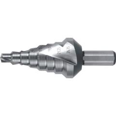 Stufenbohrer Bohrber.6-26,75mm HSS Spiralnut Z.2 Stufen 8 RUKO
