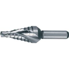 Stufenbohrer Bohrber.4-12mm HSS Spiralnut Z.2 Stufen 9 RUKO