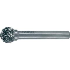 Frässtift KUD Schaft-D.6mm D.12mm Kopf-L.11mm HM Blank Verz.KVZ 4 RUKO