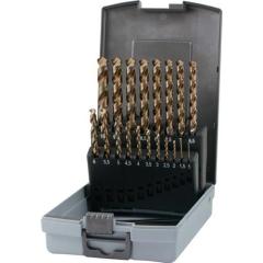 Spiralbohrer-Satz DIN 338 UNI D.1-10x0,5mm HSS-Co5 19-tlg.
