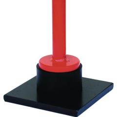 Betonstampfer L.1160mm B.180mm S18 Stahl,pulv.ALUREX