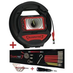 Rohrkamera RC 3 Kabel-L.15m Kamerakopf-D.13mm RUNPOTEC