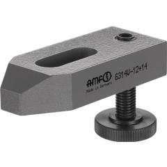 Spanneisen Nr.6314V f.T-Nut 12+14mm Spann-H.10-92mm AMF