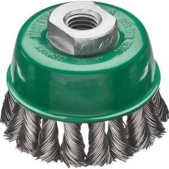 Topfbürste D.65mm M14 Drahtstärke 0,5mm VA Wechselzopf 12500min-¹ LESSMANN