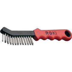 Drahtbürste ROKI® L.225mm 0,35mm STA 2-reihig LESSMANN