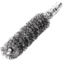 Rohrbürste L.115mm D.10mm VA-Stahldraht gewellt Besatz-L.80mm LESSMANN