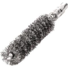 Rohrbürste L.115mm D.8mm STA gewellt Besatz-L.80mm 10 LESSMANN
